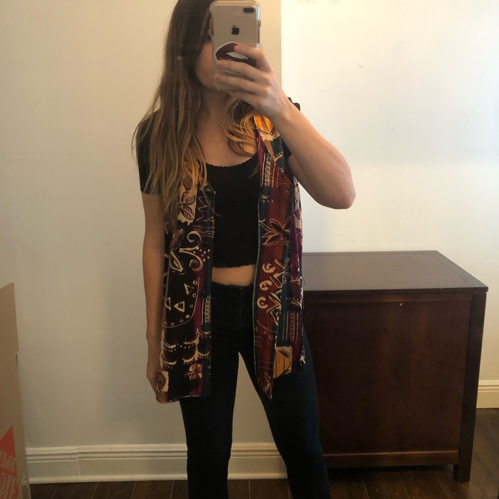 Vintage button down tunic